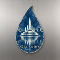She's Choosing Orlando Magnet | Cyanotype-Inspired | S323-M