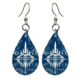 She's Choosing Orlando Earrings | Cyanotype-Inspired | S323