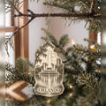 She's Choosing Orlando Ornament | Etching-Inspired Linework | S324-O