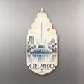 She's Choosing Orlando Magnet | Sparse Pointillism | S325-M
