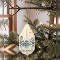 She's Choosing Orlando Ornament | Sparse Pointillism | S325-O