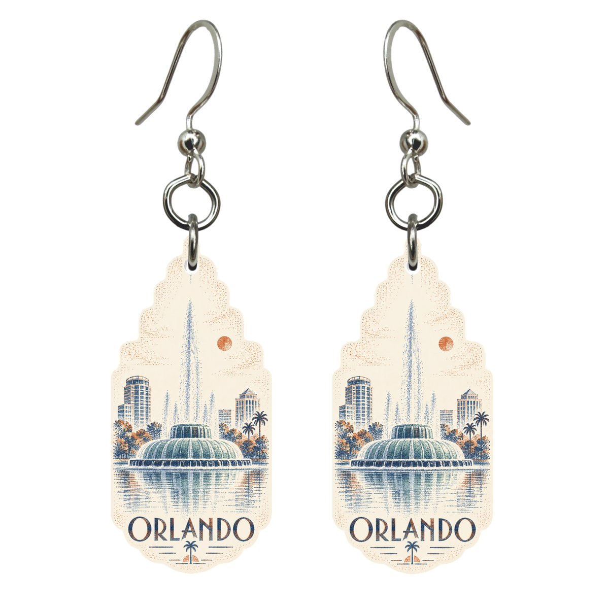 She's Choosing Orlando Earrings | Sparse Pointillism | S325