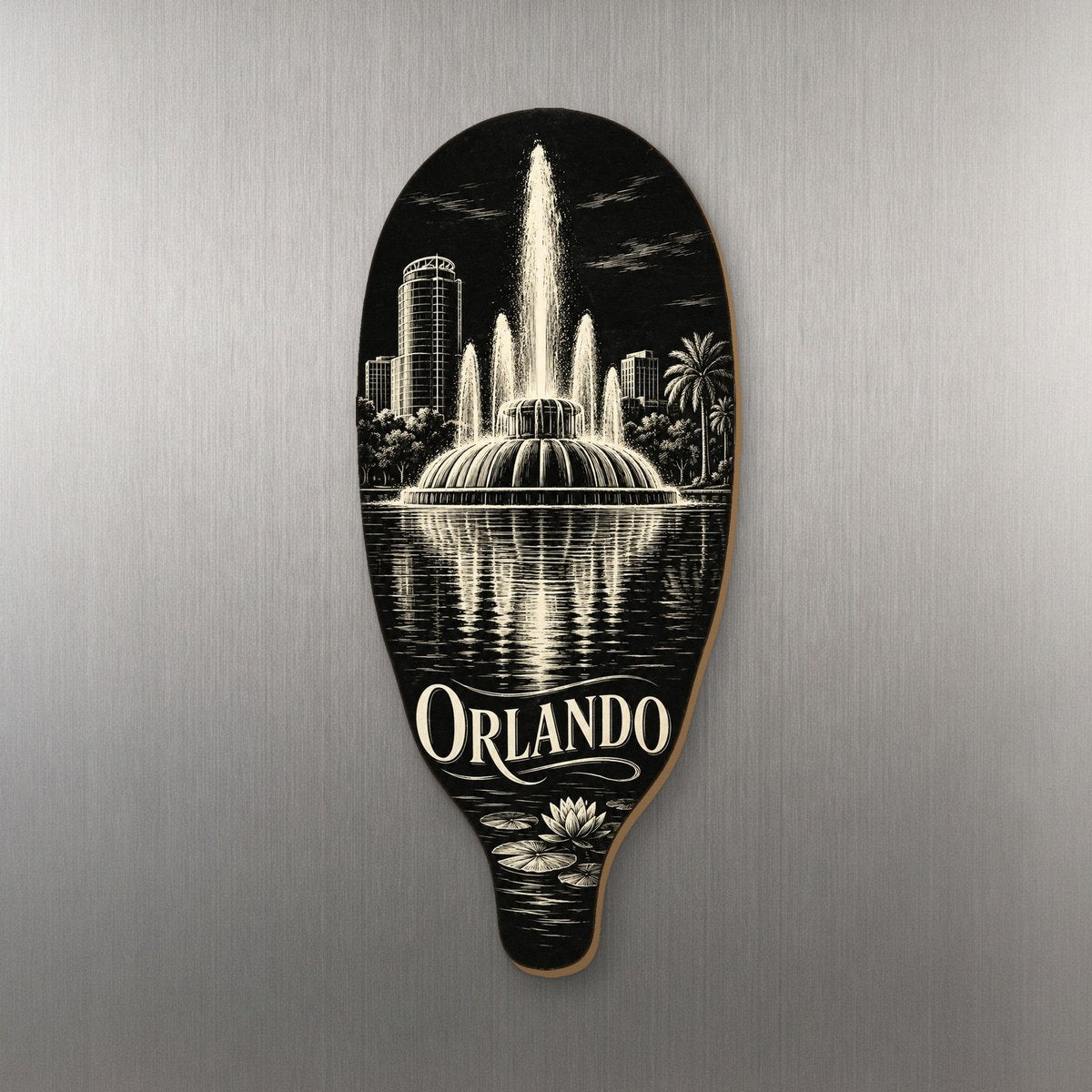 She's Choosing Orlando Magnet | Scratchboard | S326-M