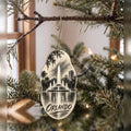 She's Choosing Orlando Ornament | Charcoal Gesture | S327-O