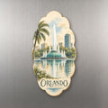 She's Choosing Orlando Magnet | Pen and Watercolor Wash | S329-M