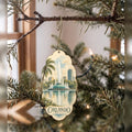 She's Choosing Orlando Ornament | Pen and Watercolor Wash | S329-O