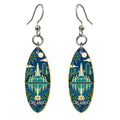She's Choosing Orlando Earrings | Cloisonné-Inspired Graphic | S332