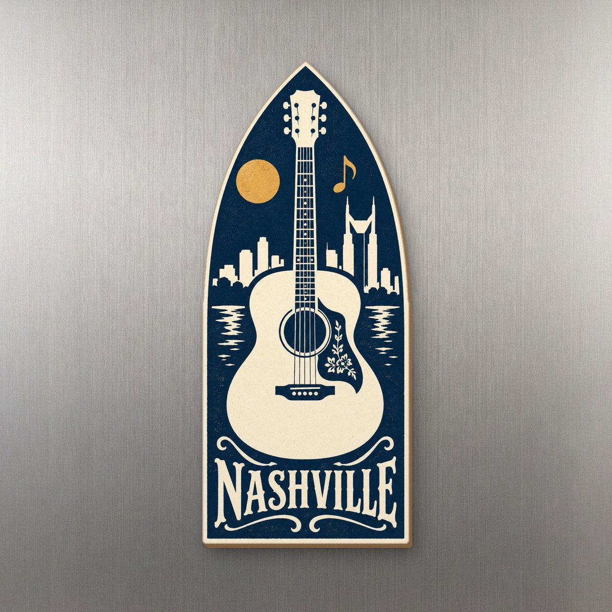 She's Choosing Nashville Magnet | Negative-Space Silhouette | S335-M