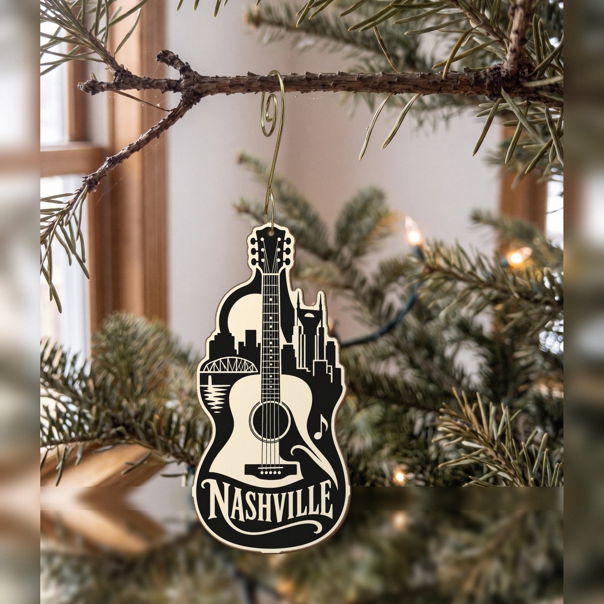 She's Choosing Nashville Ornament | Notan | S338-O