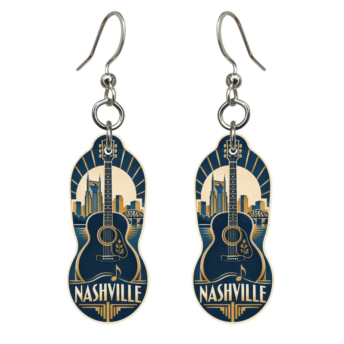 She's Choosing Nashville Earrings | Art Deco | S339