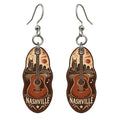 She's Choosing Nashville Earrings | Woodcut | S340