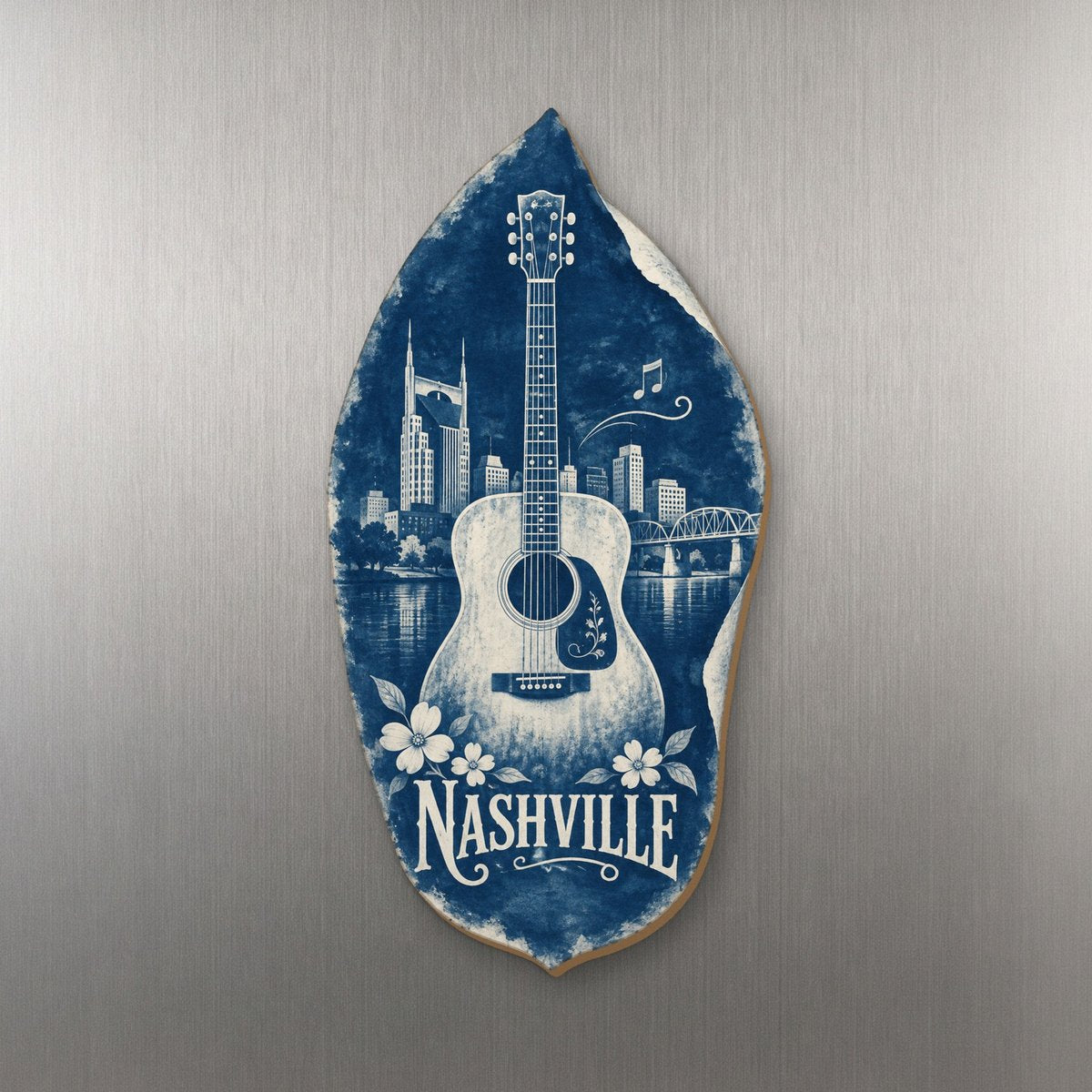 She's Choosing Nashville Magnet | Cyanotype-Inspired | S341-M