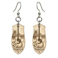 She's Choosing Nashville Earrings | Etching-Inspired Linework | S342