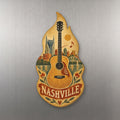 She's Choosing Nashville Magnet | Naive Folk Painting | S348-M