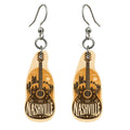 She's Choosing Nashville Earrings | Typographic Illustration | S351