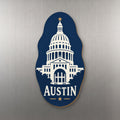 She's Choosing Austin Magnet | Negative-Space Silhouette | S353-M