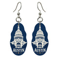 She's Choosing Austin Earrings | Negative-Space Silhouette | S353