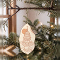 She's Choosing Austin Ornament | Continuous-Line Drawing | S354-O