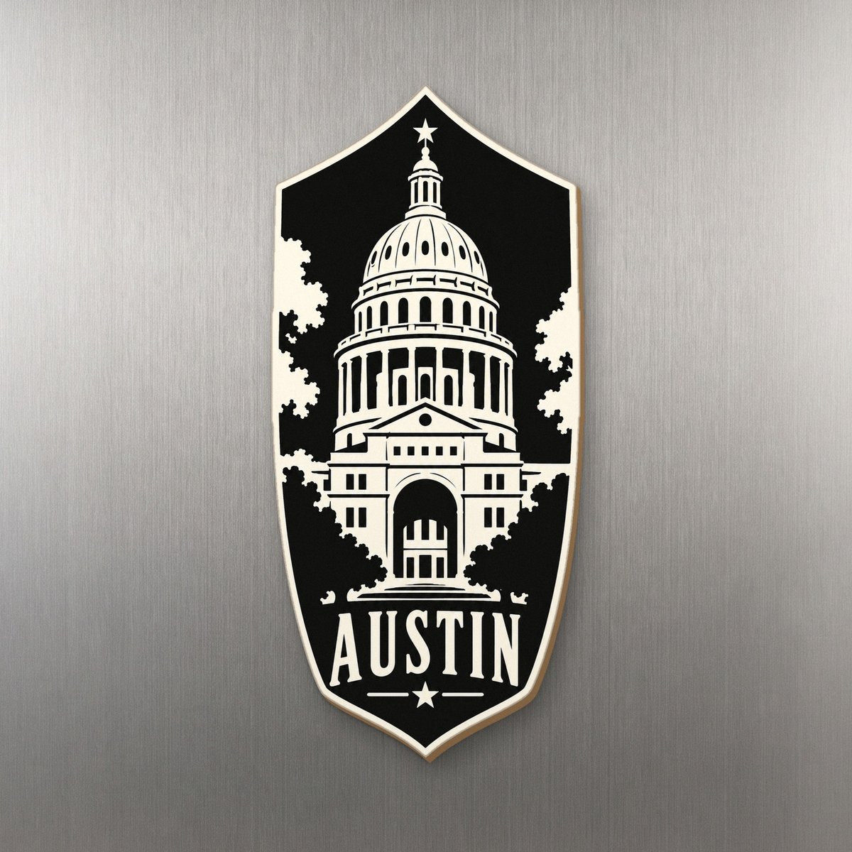 She's Choosing Austin Magnet | Notan | S356-M