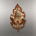 She's Choosing Austin Magnet | Woodcut | S358-M