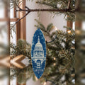 She's Choosing Austin Ornament | Cyanotype-Inspired | S359-O