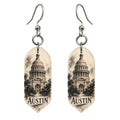 She's Choosing Austin Earrings | Charcoal Gesture | S363
