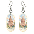 She's Choosing Austin Earrings | Restrained Watercolor | S364