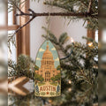 She's Choosing Austin Ornament | Naive Folk Painting | S366-O