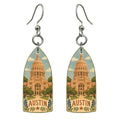 She's Choosing Austin Earrings | Naive Folk Painting | S366