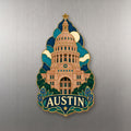 She's Choosing Austin Magnet | Cloisonné-Inspired Graphic | S368-M