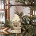 She's Choosing San Antonio Ornament | Etching-Inspired Linework | S378-O