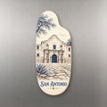She's Choosing San Antonio Magnet | Sparse Pointillism | S379-M