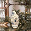 She's Choosing San Antonio Ornament | Sparse Pointillism | S379-O