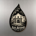 She's Choosing San Antonio Magnet | Scratchboard | S380-M