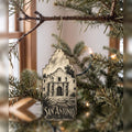 She's Choosing San Antonio Ornament | Charcoal Gesture | S381-O
