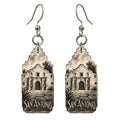 She's Choosing San Antonio Earrings | Charcoal Gesture | S381