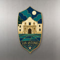 She's Choosing San Antonio Magnet | Cloisonné-Inspired Graphic | S386-M