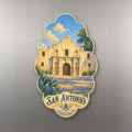 She's Choosing San Antonio Magnet | Colored Pencil over Gouache | S388-M