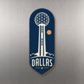 She's Choosing Dallas Magnet | Negative-Space Silhouette | S389-M