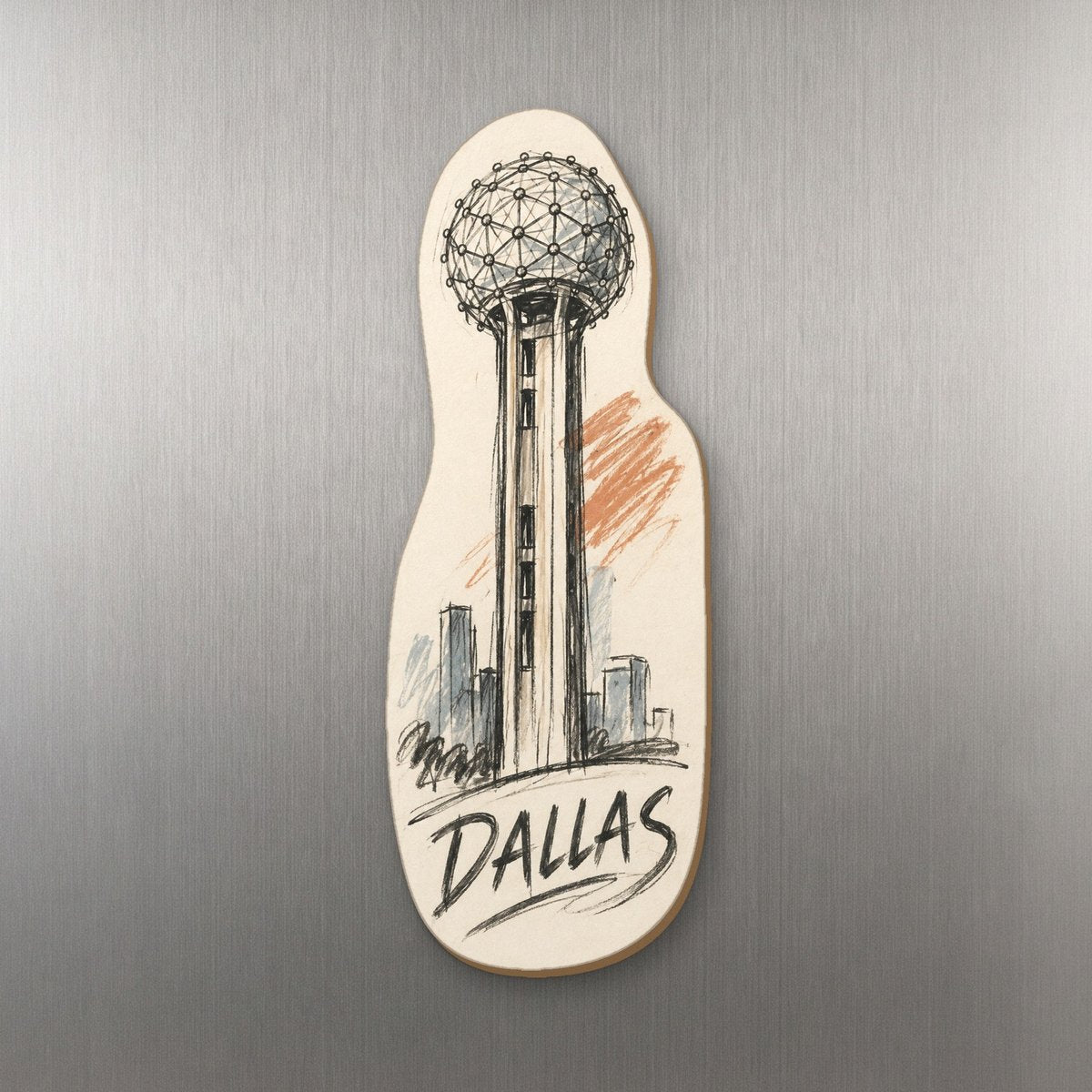 She's Choosing Dallas Magnet | Loose Contour Sketch | S391-M