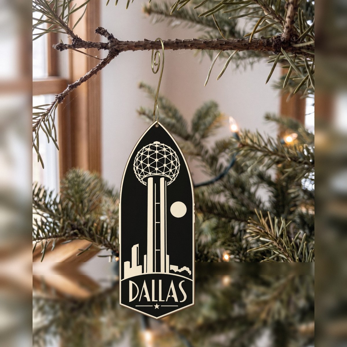 She's Choosing Dallas Ornament | Notan | S392-O