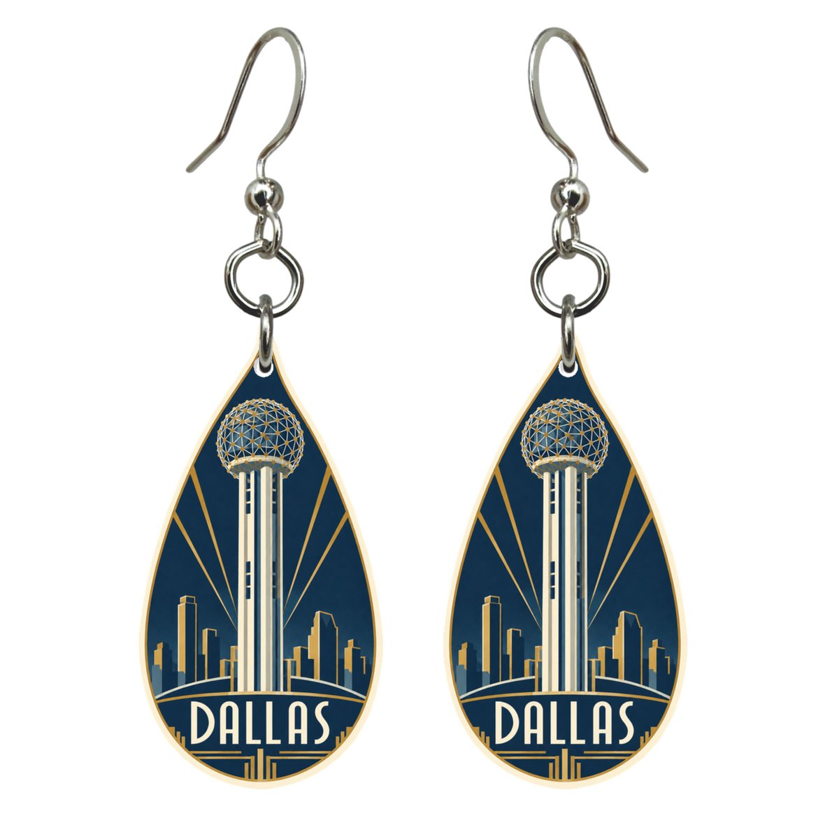 She's Choosing Dallas Earrings | Art Deco | S393