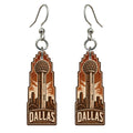 She's Choosing Dallas Earrings | Woodcut | S394