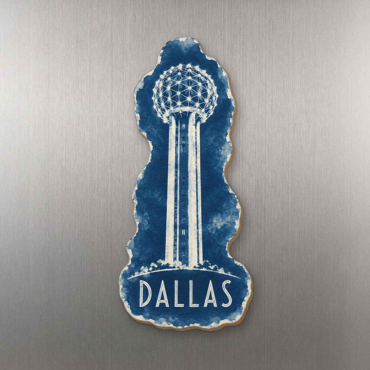 She's Choosing Dallas Magnet | Cyanotype-Inspired | S395-M