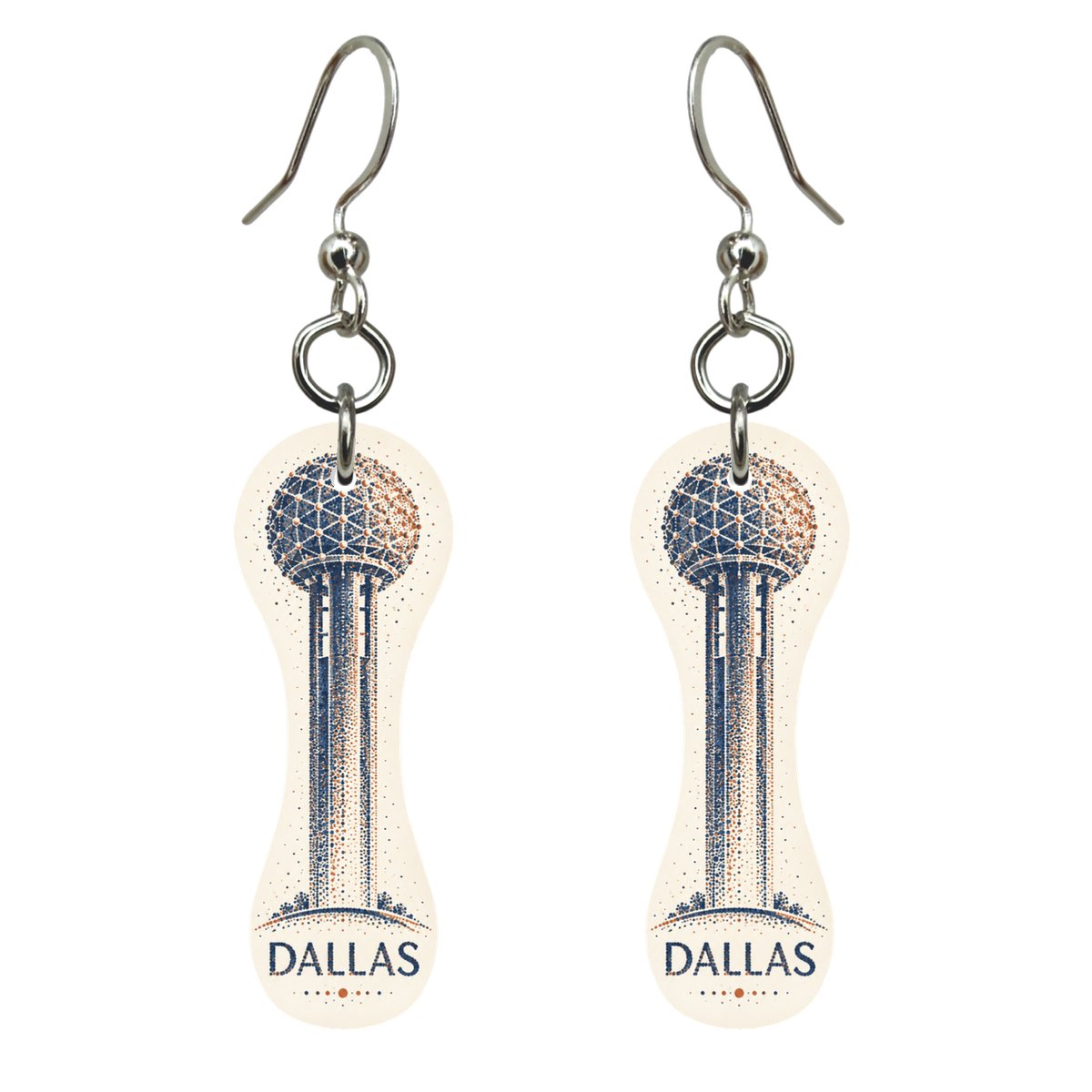She's Choosing Dallas Earrings | Sparse Pointillism | S397
