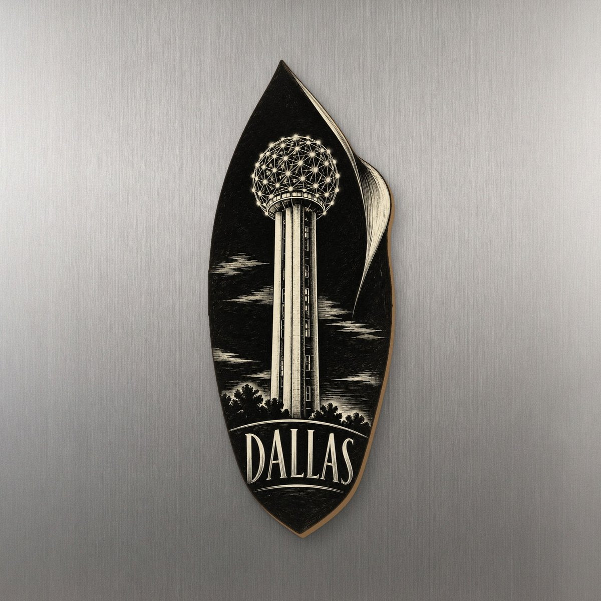 She's Choosing Dallas Magnet | Scratchboard | S398-M