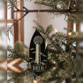 She's Choosing Dallas Ornament | Scratchboard | S398-O