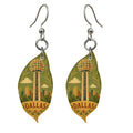 She's Choosing Dallas Earrings | Naive Folk Painting | S402