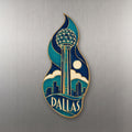 She's Choosing Dallas Magnet | Cloisonné-Inspired Graphic | S404-M