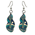 She's Choosing Dallas Earrings | Cloisonné-Inspired Graphic | S404